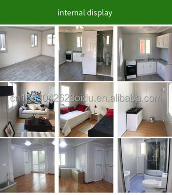 Foldable Prefab Container Homes with Modern Design Style and Aluminum Alloy Windows