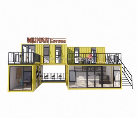 20ft or 40ft Container Houses Custom Made Bar Cafe Hotel Restaurant Store Shipping Container Coffee Shop Container Shop Kiosk