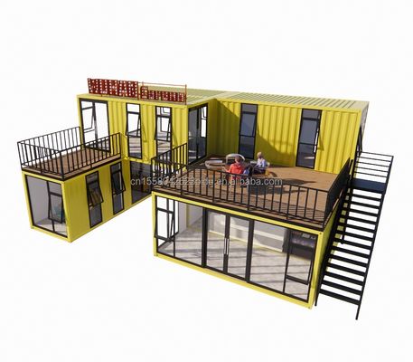 20ft or 40ft Container Houses Custom Made Bar Cafe Hotel Restaurant Store Shipping Container Coffee Shop Container Shop Kiosk