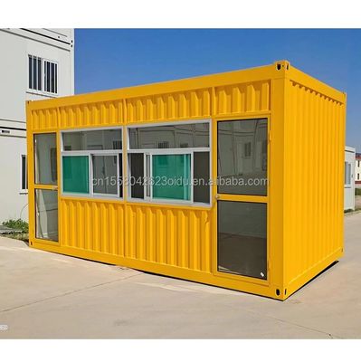 Convenience Store Kiosk Booth in Flat Pack Container for Fast-food Restaurant and Coffee Shop Log Design