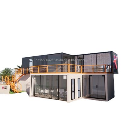 10ft Shipping Container Coffee Shop Steel Frame Container Shop Kiosk with Galvanized Steel Bending 180g Container Houses