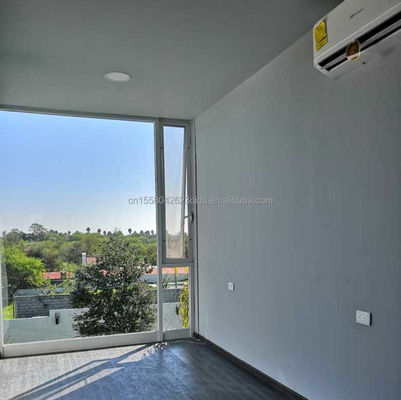 One Bedroom Hotel Black Shipping Container House Steel Door Luxury 20ft Prefabricated Wooden Houses with Kitchen and Bathroom
