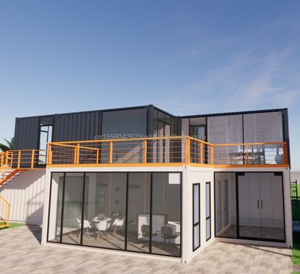 10ft Shipping Container Coffee Shop Steel Frame Container Shop Kiosk with Galvanized Steel Bending 180g Container Houses