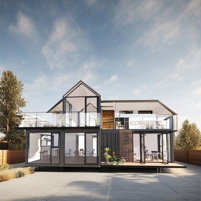 Galvanized Steel Bending 40ft Container House Flat Pack Mobile Prefabricated Tiny Home with 3 Bedroom in High Demand