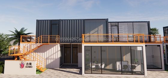 10ft Shipping Container Coffee Shop Steel Frame Container Shop Kiosk with Galvanized Steel Bending 180g Container Houses