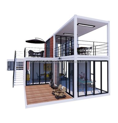Galvanized Steel Bending 40ft Container House Flat Pack Mobile Prefabricated Tiny Home with 3 Bedroom in High Demand