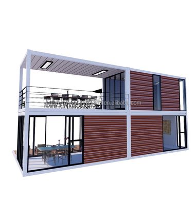 Galvanized Steel Bending 40ft Container House Flat Pack Mobile Prefabricated Tiny Home with 3 Bedroom in High Demand