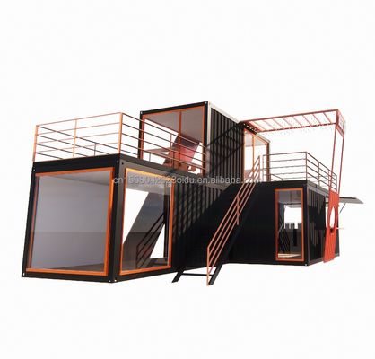Steel Structure Prefab Cabin Luxury Container House with Galvanized Steel Bending 180g Frame