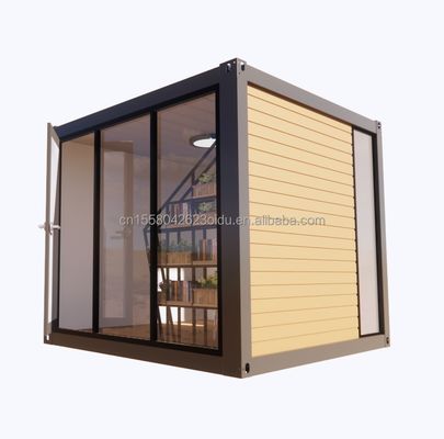 Affordable Container House with 50/75/100mm Wave Sandwich Panel Wall and Aluminum Alloy Windows