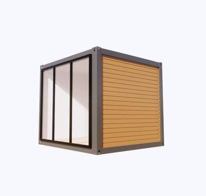 Affordable Container House with 50/75/100mm Wave Sandwich Panel Wall and Aluminum Alloy Windows