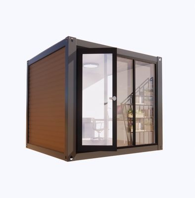 Affordable Container House with 50/75/100mm Wave Sandwich Panel Wall and Aluminum Alloy Windows