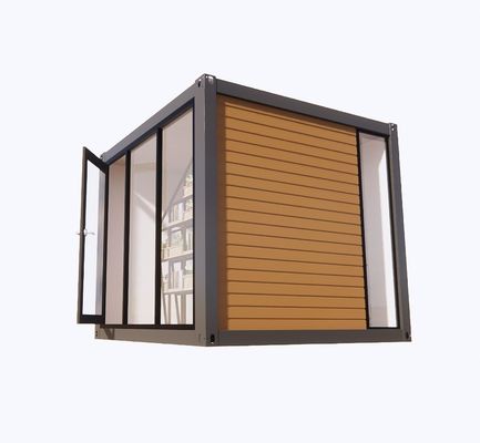 Affordable Container House with 50/75/100mm Wave Sandwich Panel Wall and Aluminum Alloy Windows