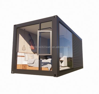 Easy Assemble Luxury Living Container House with Galvanized Steel Square Tubes Main Structure