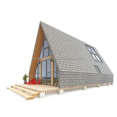 EU Bathroom Living Room Wooden Triangle Container with Sandwich Panel Door and Galvanized Steel Square Tubes Structure