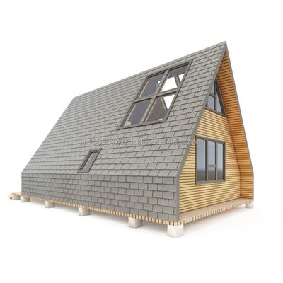 EU Bathroom Living Room Wooden Triangle Container with Sandwich Panel Door and Galvanized Steel Square Tubes Structure