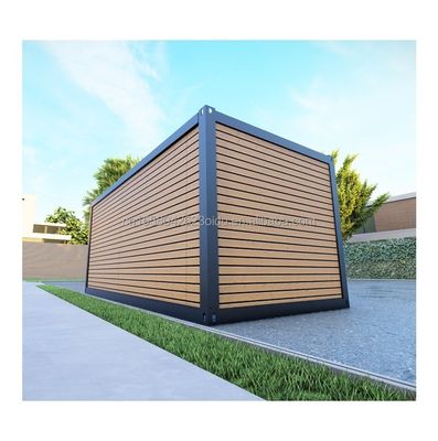 20ft Prefabricated Wooden House Steel Frame Tiny Home for Forest Residential Container Mobile Prefabricated Houses Sale