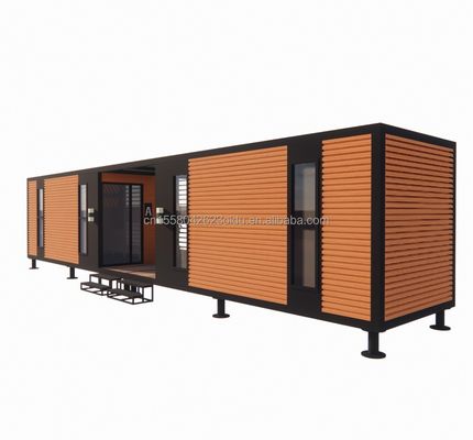Affordable Aluminum Alloy Windows Steel Structure Prefab Foldable Villa Container House with Galvanized Steel Square Tubes