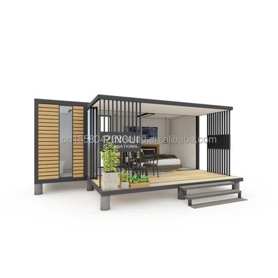 Prefab Modular Container Houses Modern Design Style with Steel Frame Galvanized Steel Bending 180g