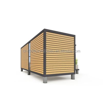 Prefab Modular Container Houses Modern Design Style with Steel Frame Galvanized Steel Bending 180g