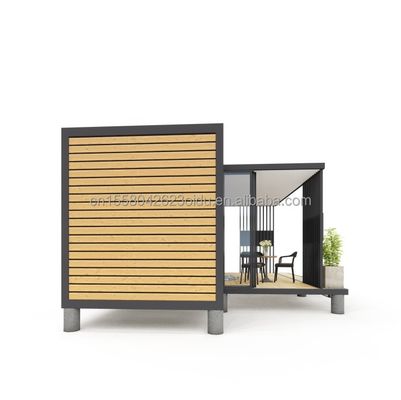 Prefab Modular Container Houses Modern Design Style with Steel Frame Galvanized Steel Bending 180g