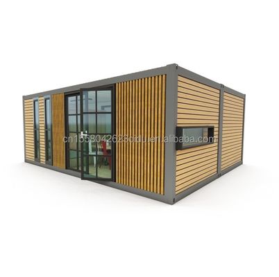 Outdoor Modern Design 20FT 40FT Australia Prefabricated Luxury Container House with Customized Color and 2 Bedrooms