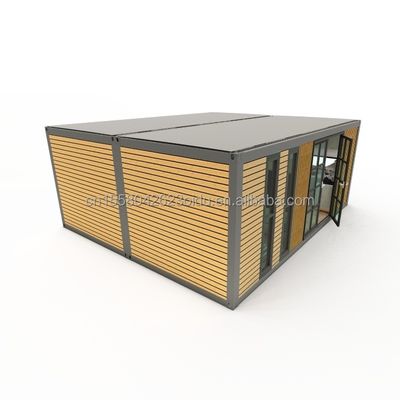 Outdoor Modern Design 20FT 40FT Australia Prefabricated Luxury Container House with Customized Color and 2 Bedrooms