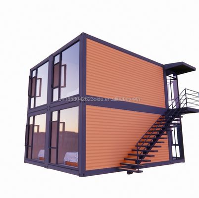 Hotel 2 Floor Luxury Boxable Extendable Container House with Customized Color and Personalized Customization