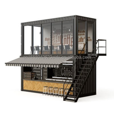 Hotel Business Chinese Design Style 20ft Multi-Colored Garden Container House For Customization