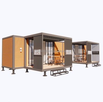 Chinese Design Steel Structure Container Modular Villa for Easy Assembly Modern Home Luxury Cabin Houses