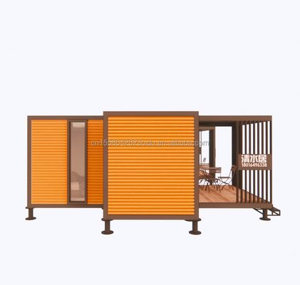 Chinese Design Steel Structure Container Modular Villa for Easy Assembly Modern Home Luxury Cabin Houses