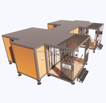 Chinese Design Steel Structure Container Modular Villa for Easy Assembly Modern Home Luxury Cabin Houses