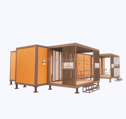 Chinese Design Steel Structure Container Modular Villa for Easy Assembly Modern Home Luxury Cabin Houses