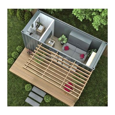 Customizable Design Modern EU 20ft Wooden Prefabricated House Garden Tiny Independent Apartment