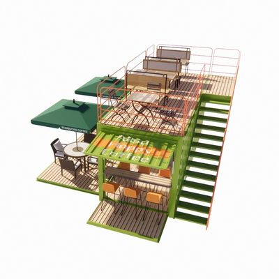 2023 Top Selling Outdoor Modular Prefab Houses Container Steel Frame Galvanized with Galvanized Steel Bending Container