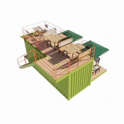 2023 Top Selling Outdoor Modular Prefab Houses Container Steel Frame Galvanized with Galvanized Steel Bending Container