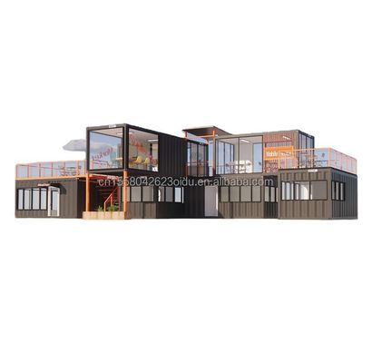 Customized Modern Prefab Tiny House with Customized Color and Wall 50/75/100mm Wave Sandwich Panel