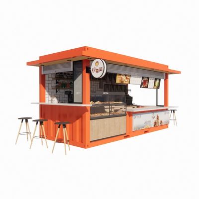 Modular Prefabricated Shipping Container Bar 2023 Top Design Wall 50/75/100mm Wave Sandwich Panel Bathroom
