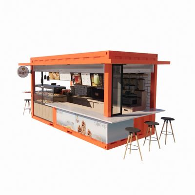 Modular Prefabricated Shipping Container Bar 2023 Top Design Wall 50/75/100mm Wave Sandwich Panel Bathroom