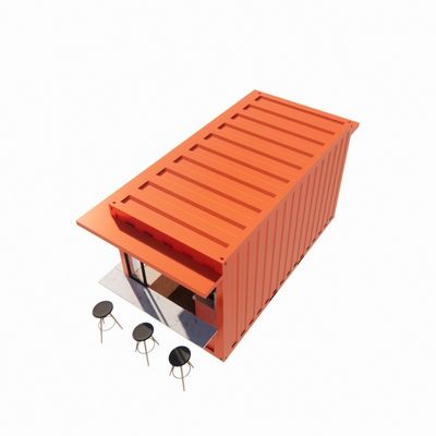 Modular Prefabricated Shipping Container Bar 2023 Top Design Wall 50/75/100mm Wave Sandwich Panel Bathroom