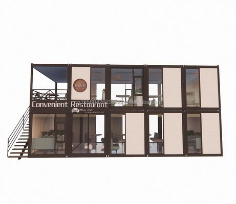 Container Houses Wall 50/75/100mm Wave Sandwich Panel Foldable Expandable Prefab House Villa