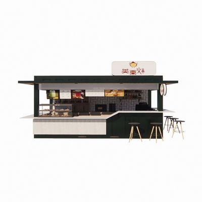 20ft Container Prefabricated Shops Stores Bathroom Included and Customized Color for Your Commercial Space