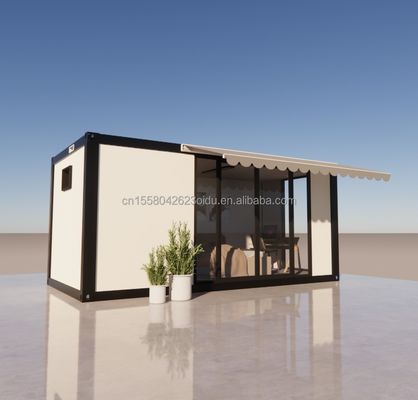 Hotel Accommodation 20ft Prefabricated Detachable House with Galvanized Steel Bending 180g and Customizable Design