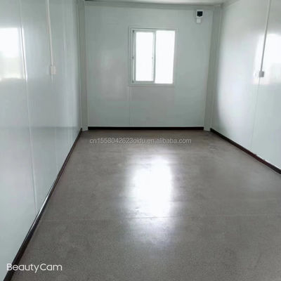 Portable Steel Container House Prefabricated Mobile Warehouse for Construction Site Featuring Aluminum Alloy Windows