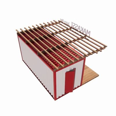 Modern Design Container Houses 20ft Container Prefabricated Shops Stores in Shipping Container
