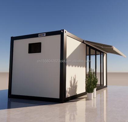 Hotel Accommodation 20ft Prefabricated Detachable House with Galvanized Steel Bending 180g and Customizable Design