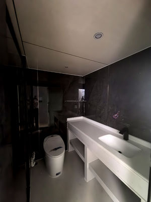 Customized Color Soundproof Space Capsule Prefab Tiny House with Wall 50/75/100mm Wave Sandwich Panel