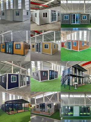 Alluminum Alloy Window 20Ft Expandable Prefab Villa Hurricane-Proof Portable Mobile Luxury Apartment for Luxurious Living