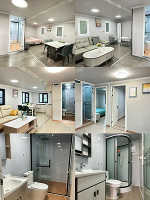 Alluminum Alloy Window 20Ft Expandable Prefab Villa Hurricane-Proof Portable Mobile Luxury Apartment for Luxurious Living