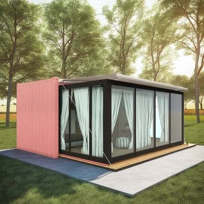 Alluminum Alloy Window Portable Home for Apartments Ready-Made 40Ft Expandable Prefab Steel Structure