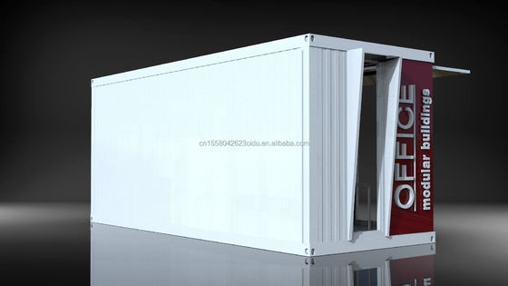 Main Structure Galvanized Steel Square Tubes Outdoor Food Store Sentry Box Coffee Shop Clothing Container